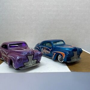 HOT WHEELS  Pink Pearl‎ & Blue TAIL DRAGGER - California Collector Edition x2